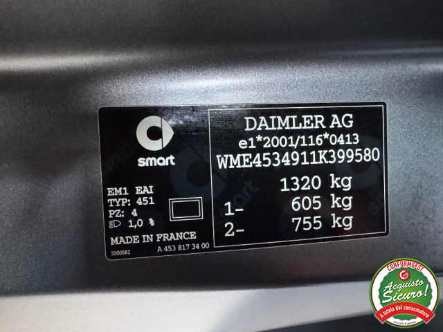 SMART ForTwo usata, con Volante in pelle