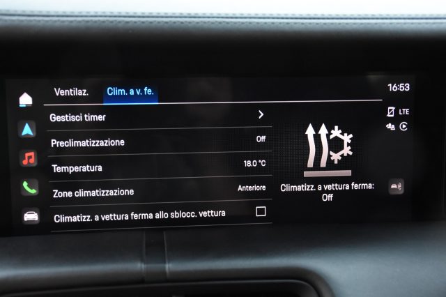 PORSCHE Taycan usata, con Sensore di luce