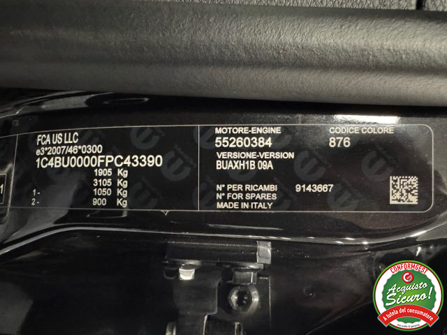 JEEP Renegade usata, con Portellone posteriore elettrico