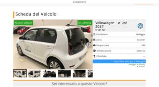 VOLKSWAGEN e-up! usata, con Airbag laterali