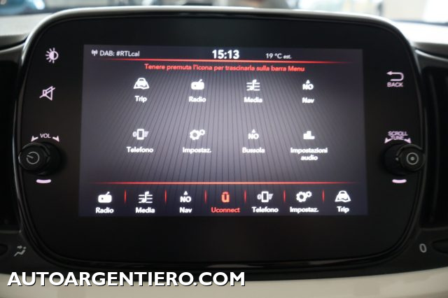 FIAT 500C usata, con Touch screen