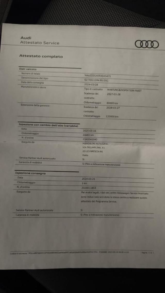 AUDI Q2 usata, con Controllo trazione