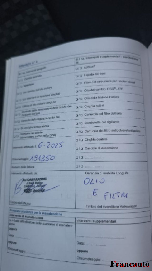 VOLKSWAGEN Polo usata, con Cronologia tagliandi