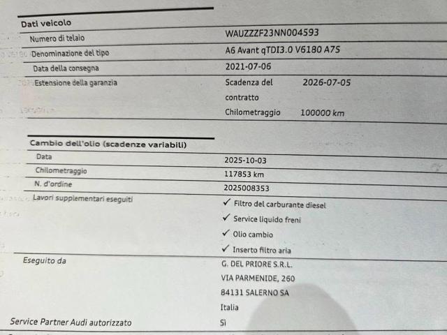 AUDI A6 usata, con ESP