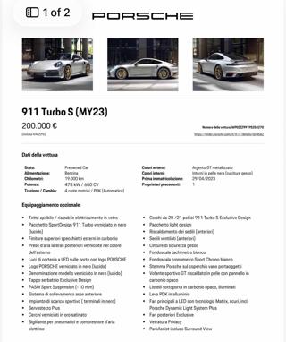 PORSCHE 911 usata, con Bluetooth