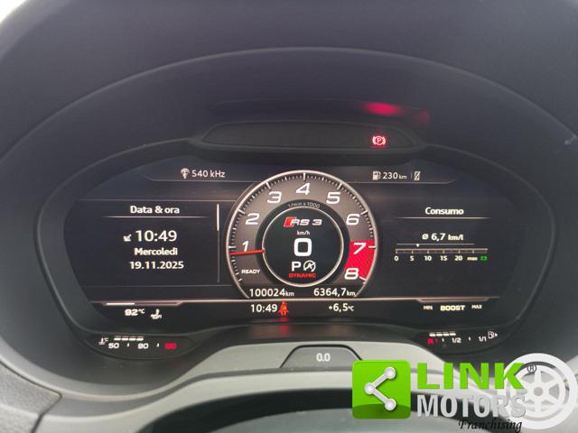 AUDI RS3 usata, con Boardcomputer