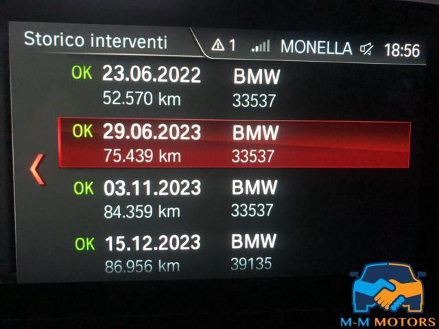 BMW 216 usata, con Vivavoce