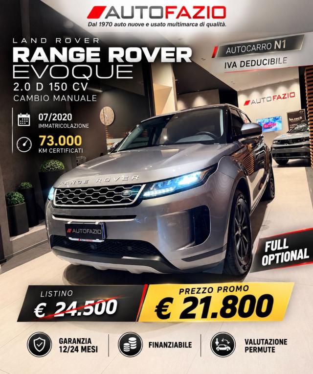 LAND ROVER Range Rover Evoque usata, con Sedile posteriore sdoppiato