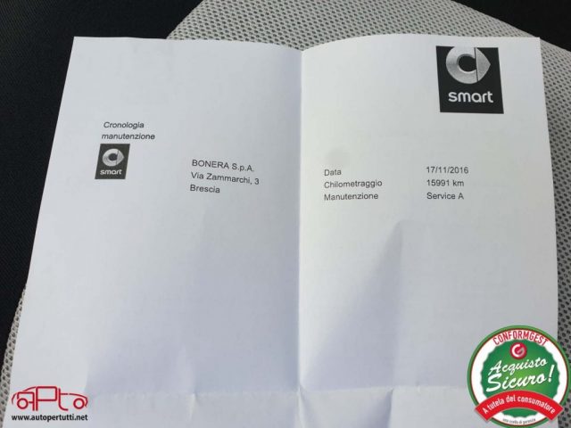 SMART ForFour usata, con Luci diurne LED