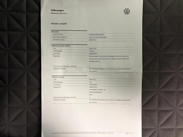 VOLKSWAGEN Tiguan usata, con Chiusura centralizzata telecomandata