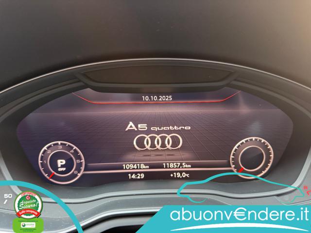 AUDI A5 usata, con Filtro antiparticolato