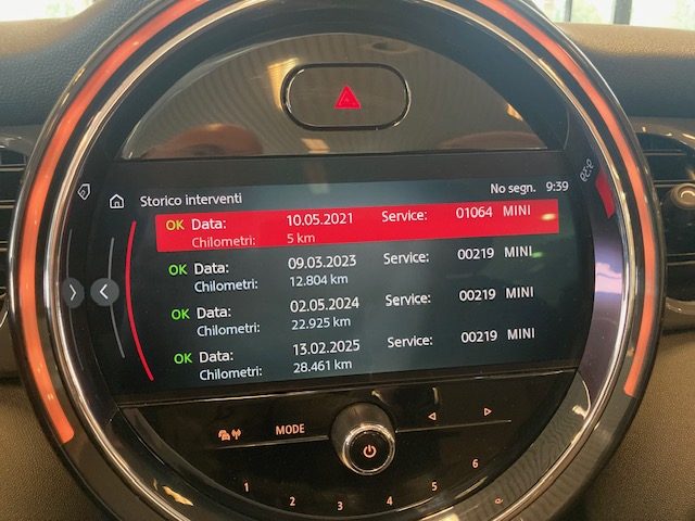 MINI Mini usata, con Cronologia tagliandi