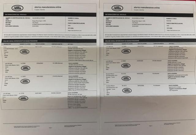 LAND ROVER Range Rover Sport usata, con Autoradio