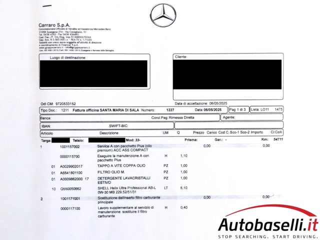 MERCEDES-BENZ C 220 usata, con Autoradio