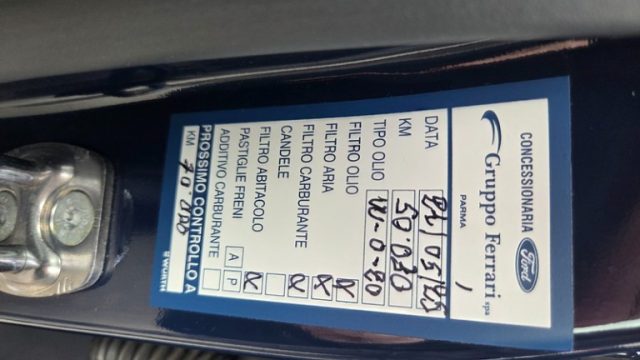 FORD Puma usata, con Cronologia tagliandi