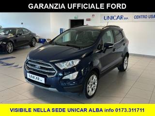 FORD EcoSport 1.000 BENZINA 125 CV TITANIUM + GARANZIA UFFICIALE