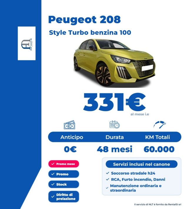 PEUGEOT 208 usata, con Airbag