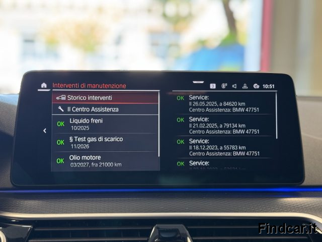 BMW 540 usata, con Volante in pelle
