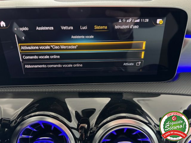 MERCEDES-BENZ A 180 usata, con Sedili riscaldati