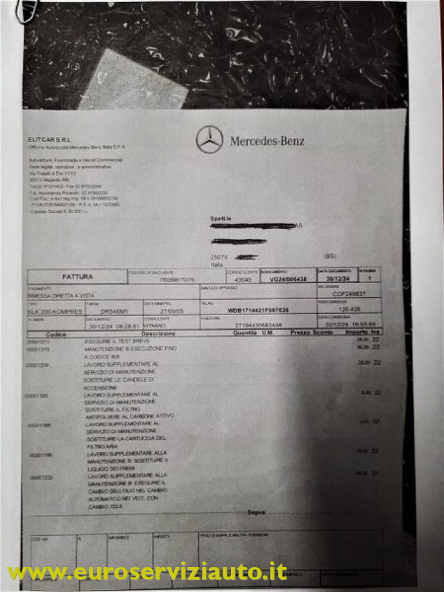 MERCEDES-BENZ SLK 200 usata 45