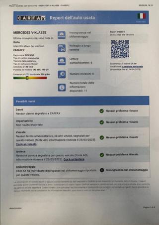 MERCEDES-BENZ V 250 usata, con USB