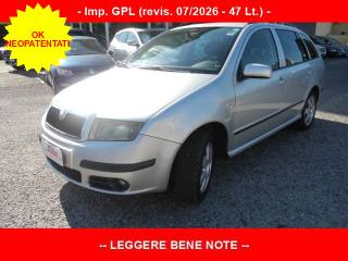 SKODA Fabia 1.4 75cv Wagon Style - Imp. GPL - OK NEOPATENTATI