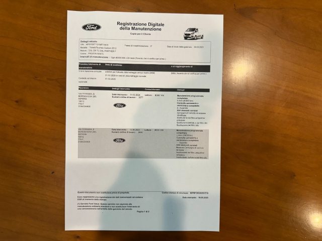 FORD Transit Custom usata, con USB