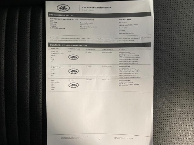 LAND ROVER Discovery Sport usata, con Vetri oscurati