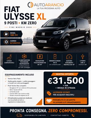 FIAT Ulysse usata, con Chiusura centralizzata telecomandata