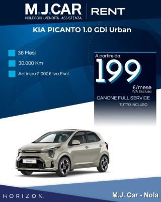 KIA Picanto 1.0 GDi 5 porte Urban