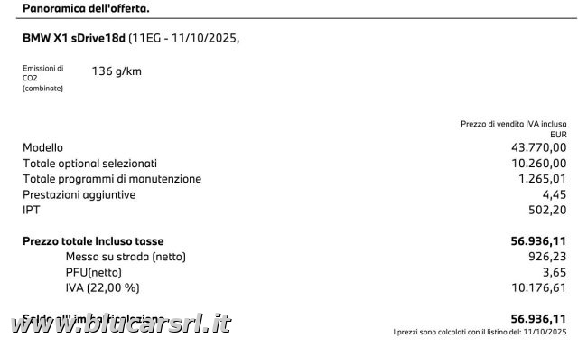 BMW X1 usata, con Controllo trazione