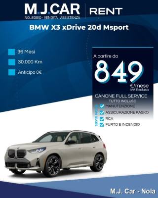 BMW X3 xDrive20d 48V Msport