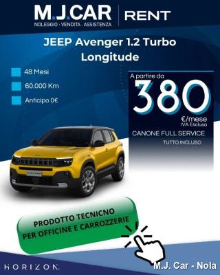 JEEP Avenger 1.2 Turbo 100 CV Longitude -- OFFICINA