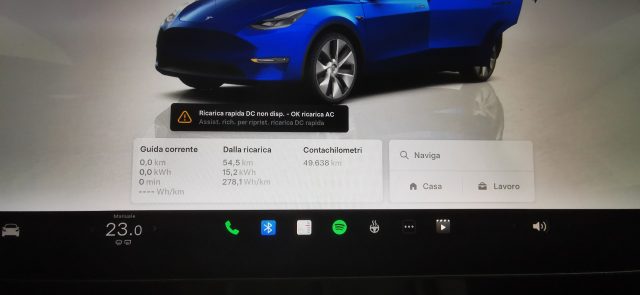 TESLA Model Y usata, con Fari full-led