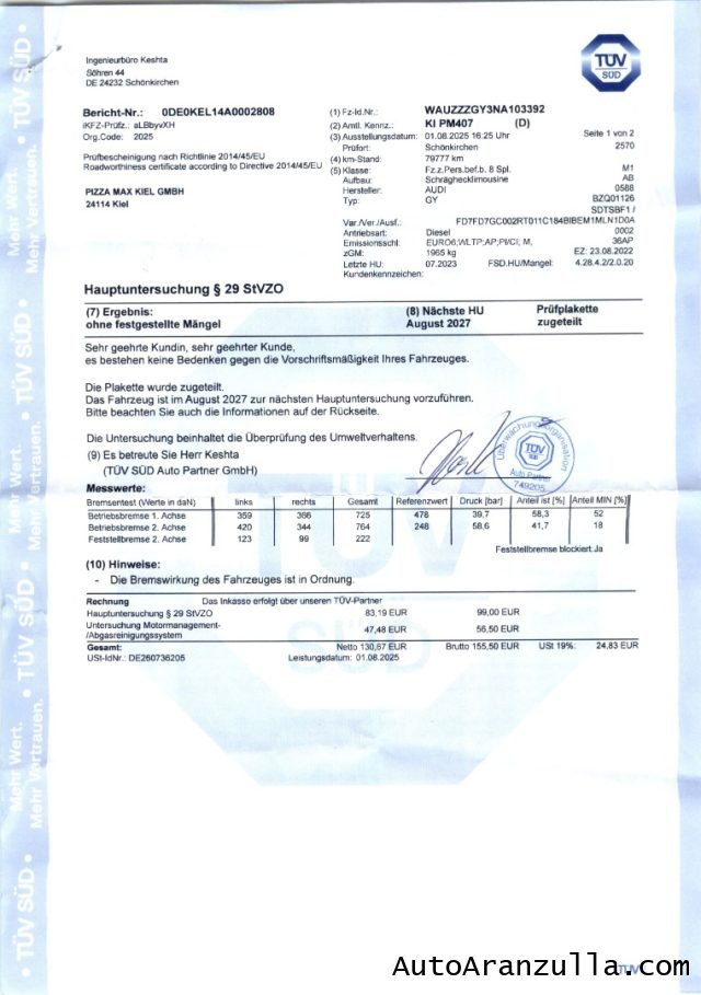 AUDI A3 usata, con Bracciolo