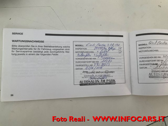 JEEP Grand Cherokee usata, con Start/Stop Automatico