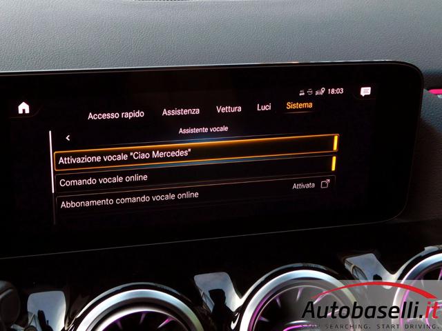 MERCEDES-BENZ GLA 180 usata, con Android Auto