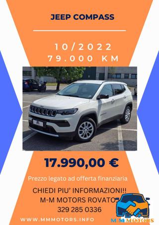 JEEP Compass 1.5 Turbo T4 130 CV MHEV 2WD Limited