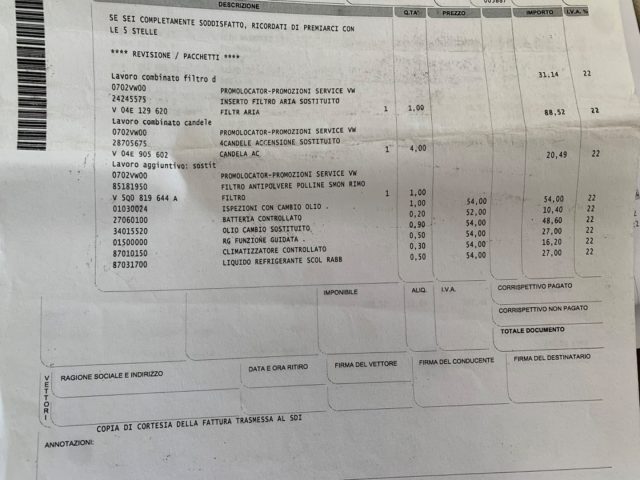 VOLKSWAGEN Passat usata, con Frenata d