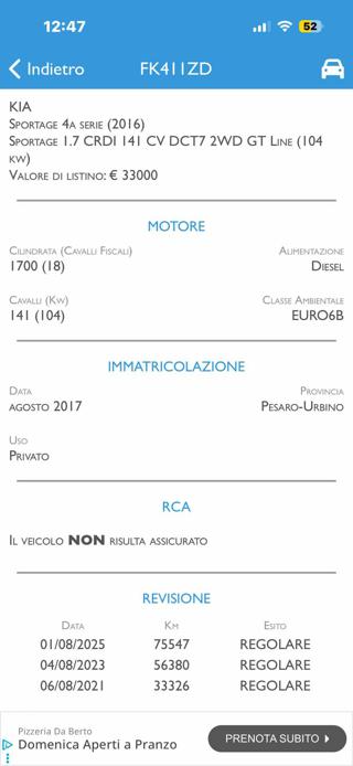 KIA Sportage usata, con Cruise Control