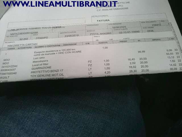 TOYOTA C-HR usata, con Controllo automatico clima