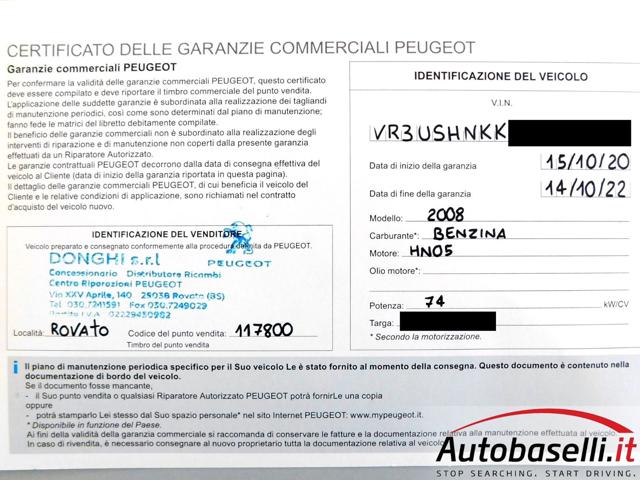 PEUGEOT 2008 usata 62