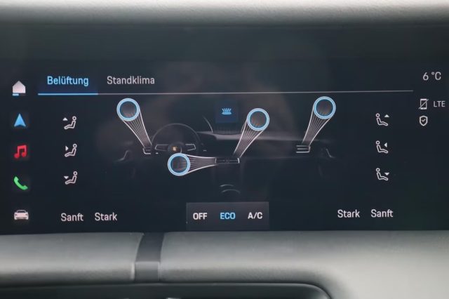 PORSCHE Taycan usata, con Volante in pelle