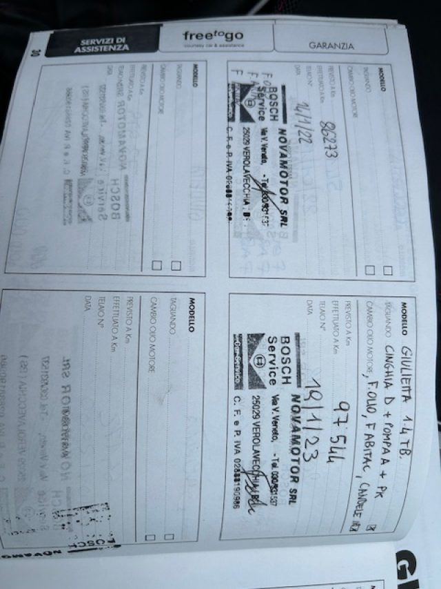 ALFA ROMEO Giulietta usata, con ESP