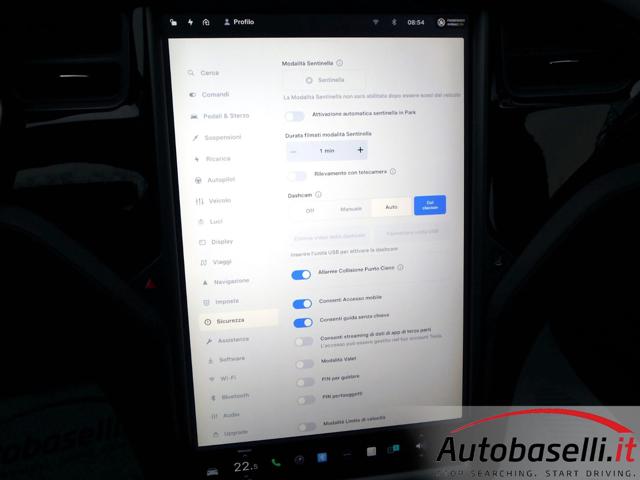 TESLA Model S usata, con Sistema di riconoscimento della stanchezza