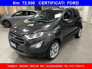 FORD EcoSport 1.0 Benzina 125cv. Titanium , GARANZIA FORD