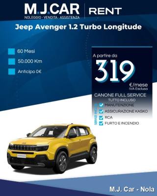 JEEP Avenger 1.2 Turbo 100 CV Longitude