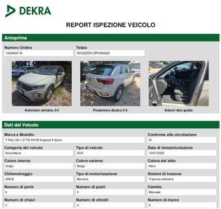 VOLKSWAGEN T-Roc usata, con Airbag