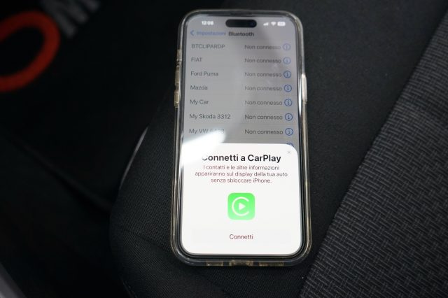 BMW 116 usata, con Android Auto
