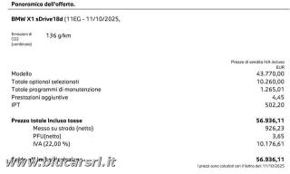 BMW X1 usata, con Controllo trazione